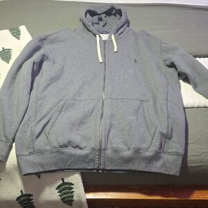 Ralph Lauren Gray Zip-Up Men's Sweater